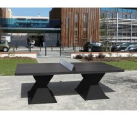 Table de ping-pong d'extérieur verte en béton - HeBlad